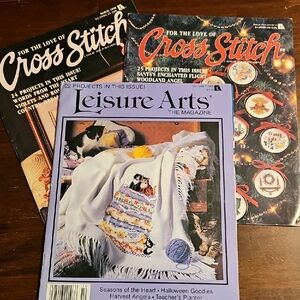 Leisure Arts Cross Stitch Magazine Set